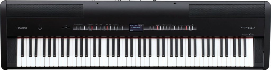 Đàn piano điện Roland FP-80 BK với công nghệ SuperNATURAL